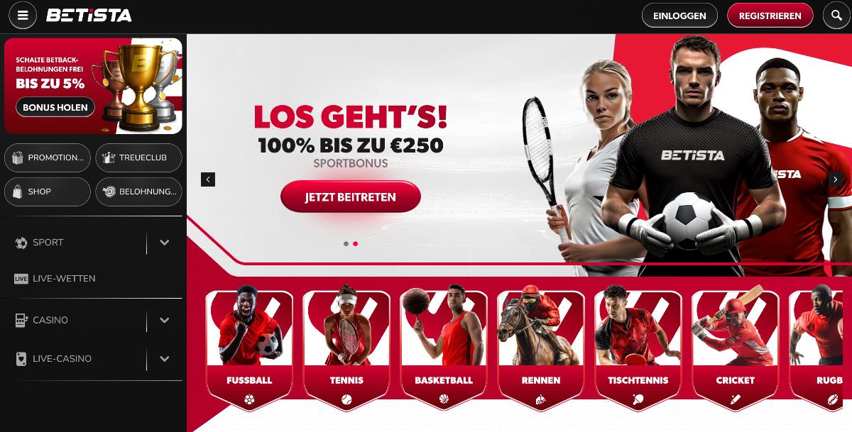 Betista revolutioniert Sportwetten Schweiz durch spezialisierte Krypto-Optionen und ein besonders kurzes Auszahlungsfenster von nur 0 bis 7 Stunden für maximale Schnelligkeit bei Gewinnen.